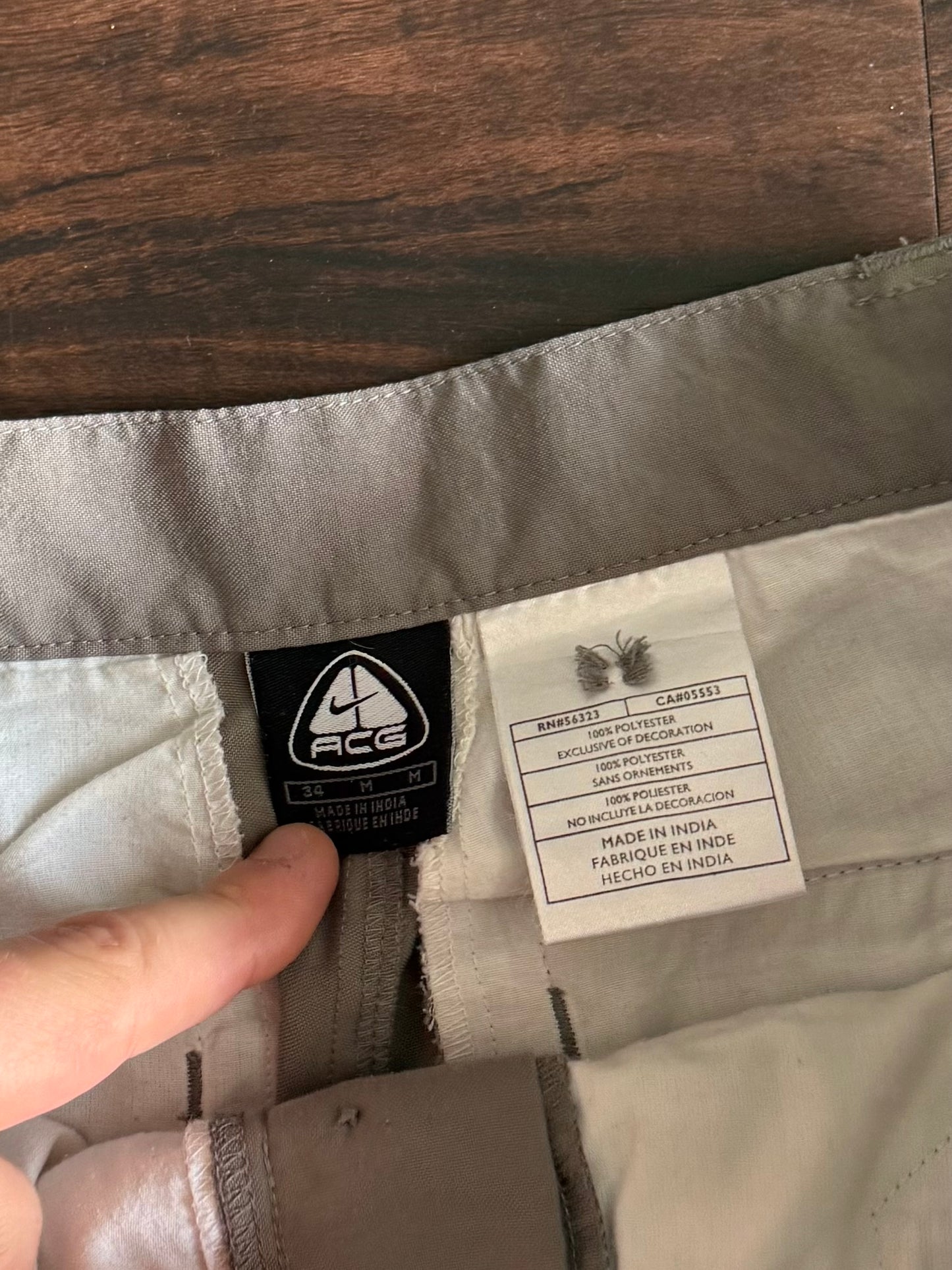Vintage Nike ACG Zip-Away Pants-Shorts- 34x31