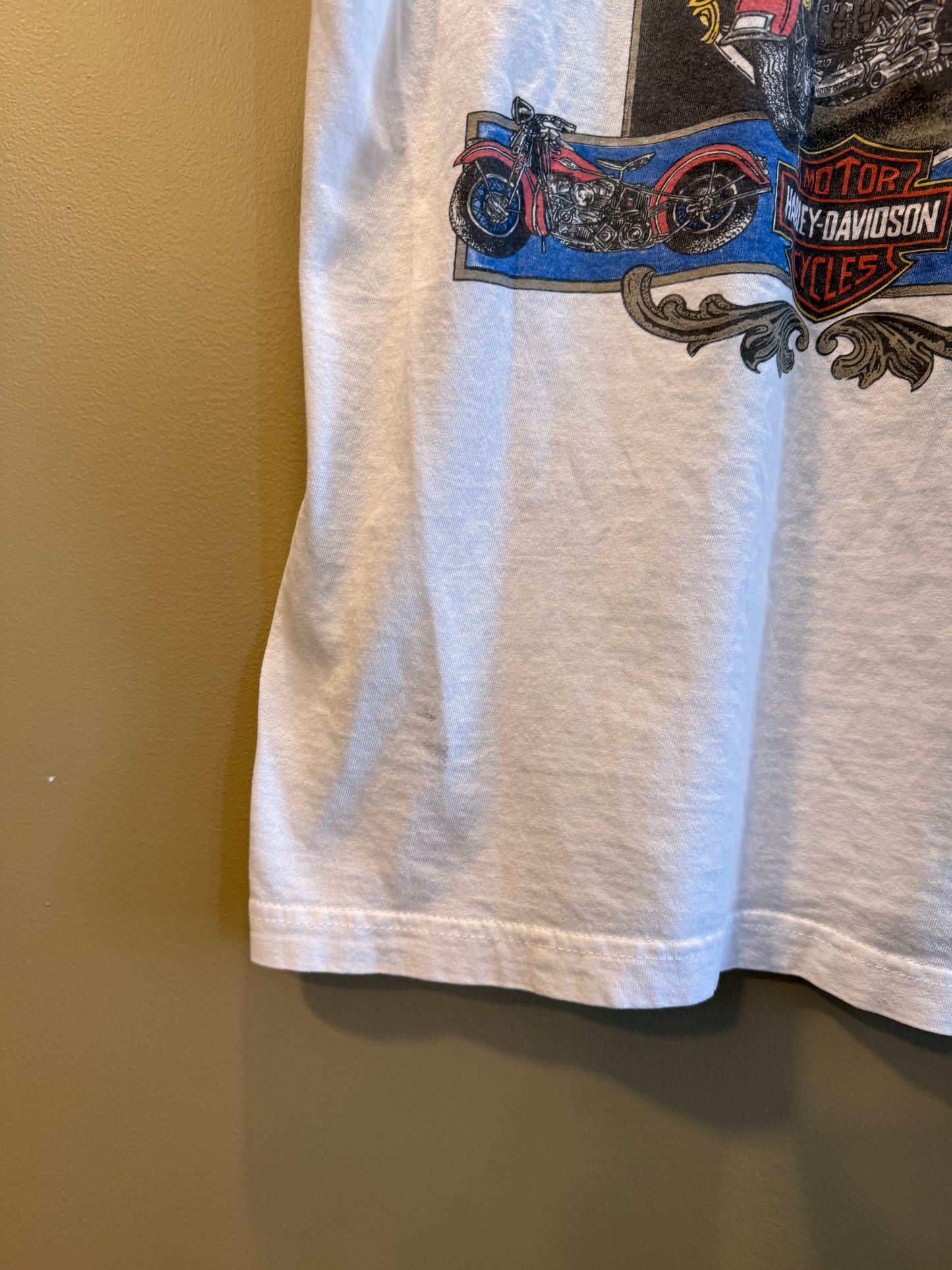 Vintage Harley Davidson Bike Week Mexico Cutoff Tank Top- L