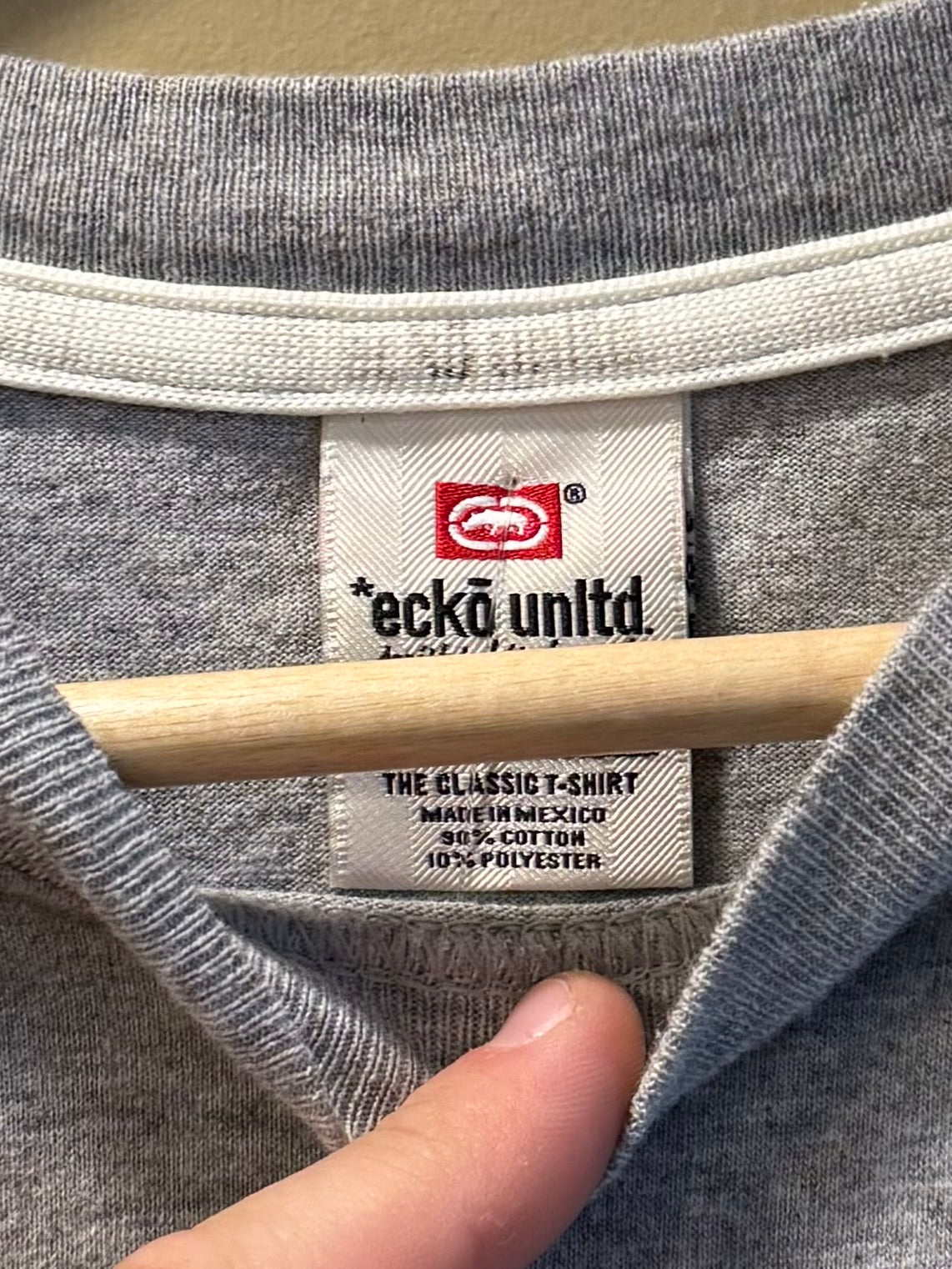 Vintage Y2K Ecko Unlimited Marc Ecko Gray Camouflage T-Shirt- L/XL