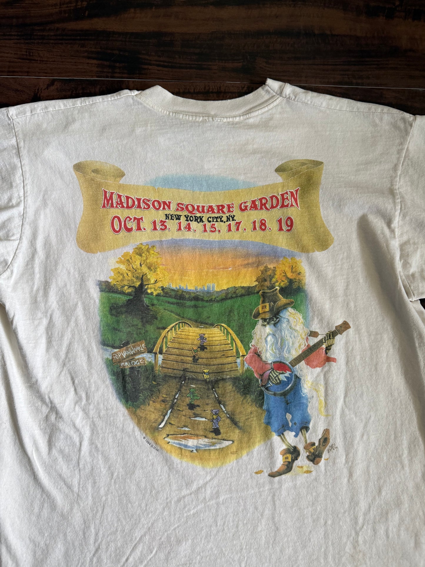 Vintage 1994 Grateful Dead Madison Square Garden Exclusive Rare T-Shirt- XL