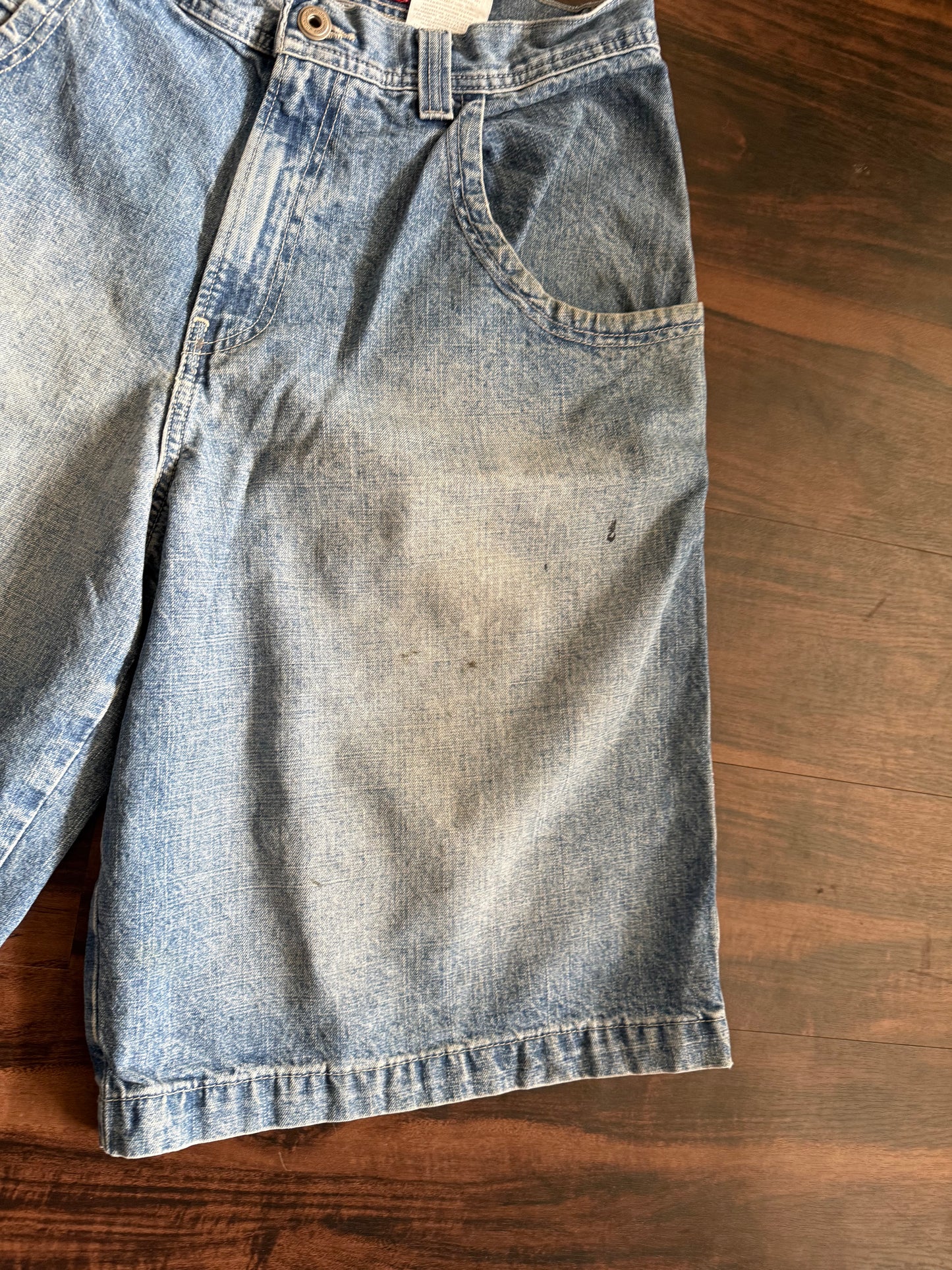 Vintage Y2K JNCO Snake Baggy Streetwear Denim Jean Shorts- 34