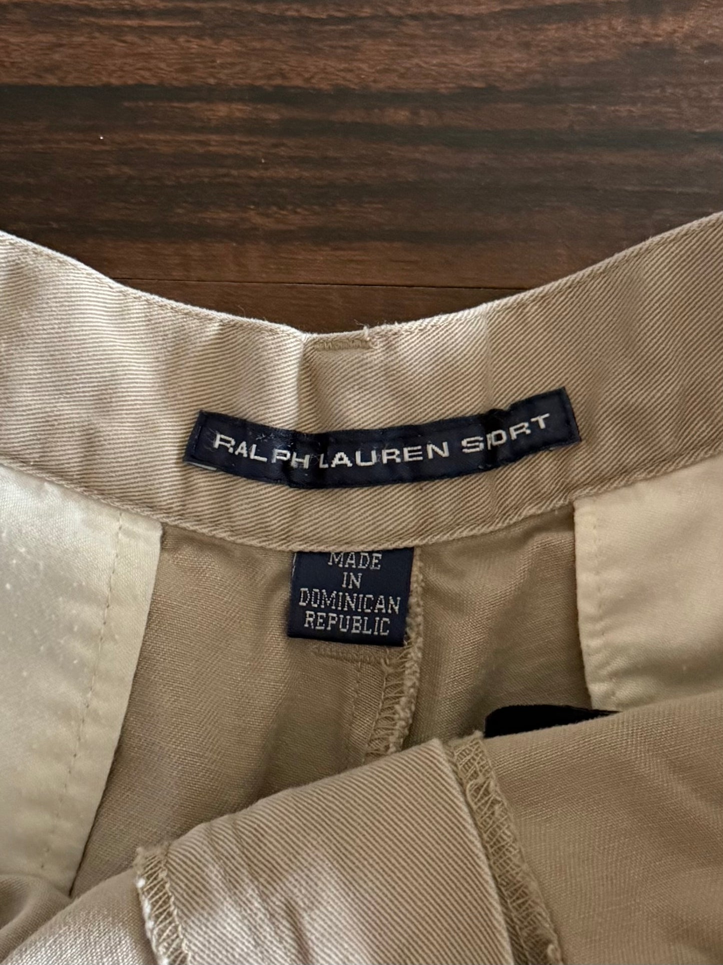 Vintage Polo Ralph Lauren Sport Tan Shorts- 30