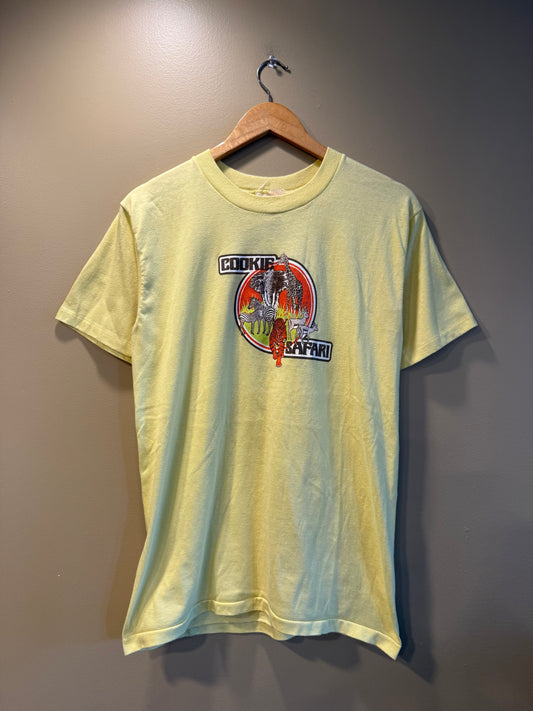 Vintage Cookie Safari Yellow T-Shirt- S/M
