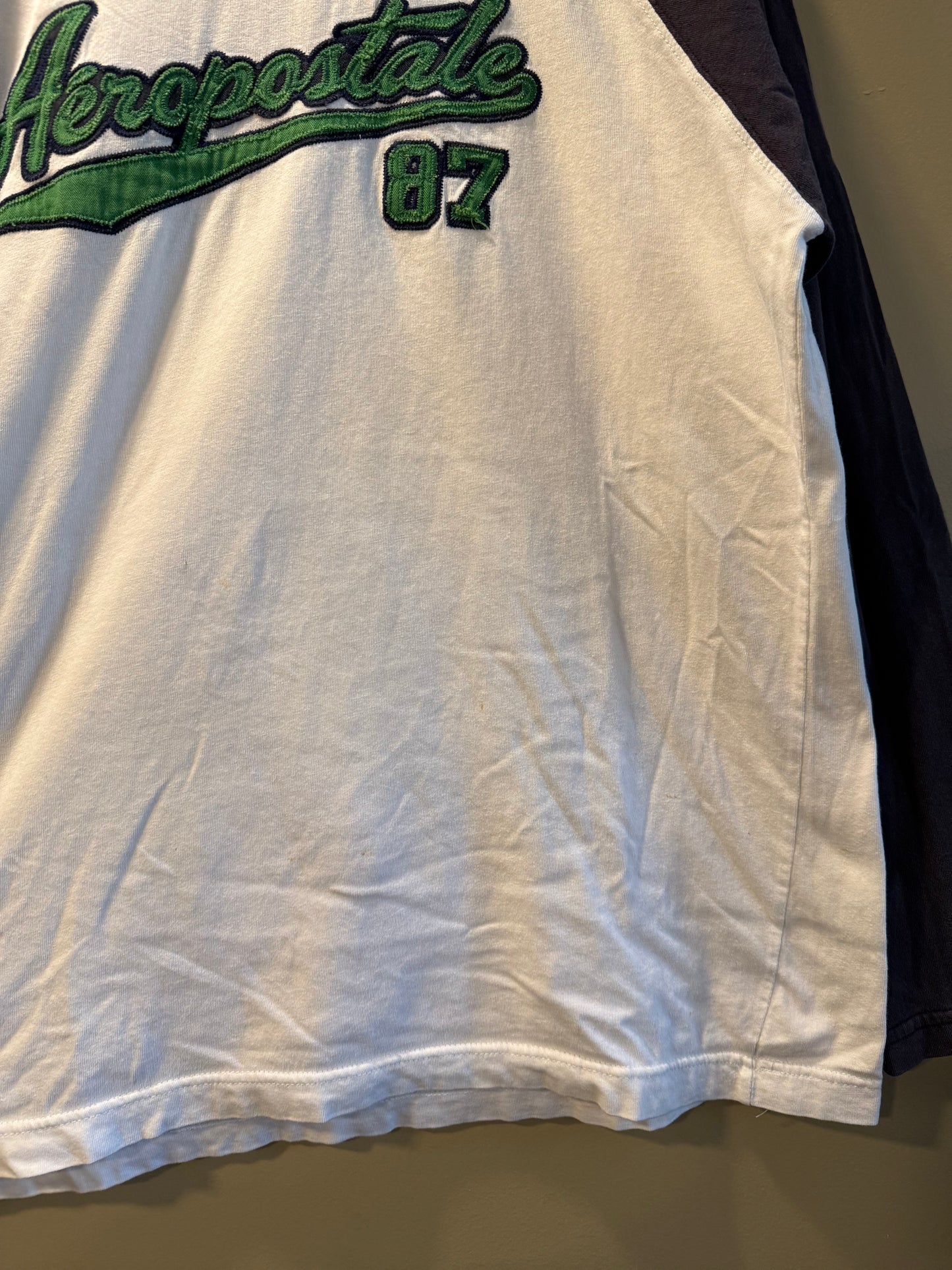 Vintage Aeropostale Long Sleeve Raglan T-Shirt- XL