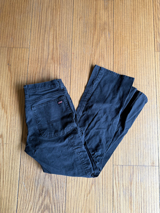 Vintage Dickies Black Cotton Canvas Carpenter Pants- 32x30