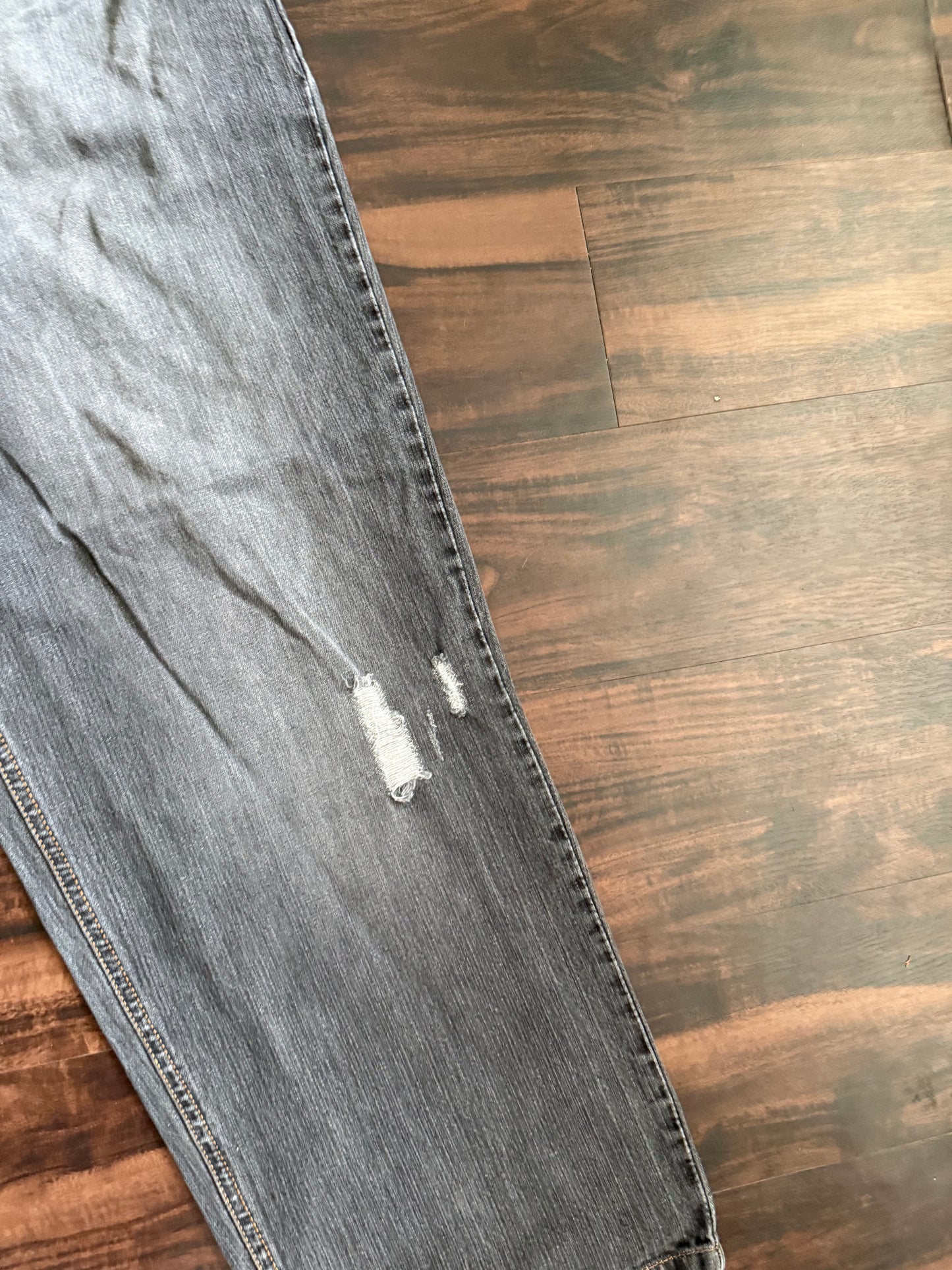 Vintage Y2K Webs Streetwear Black Denim Jeans- 36x32
