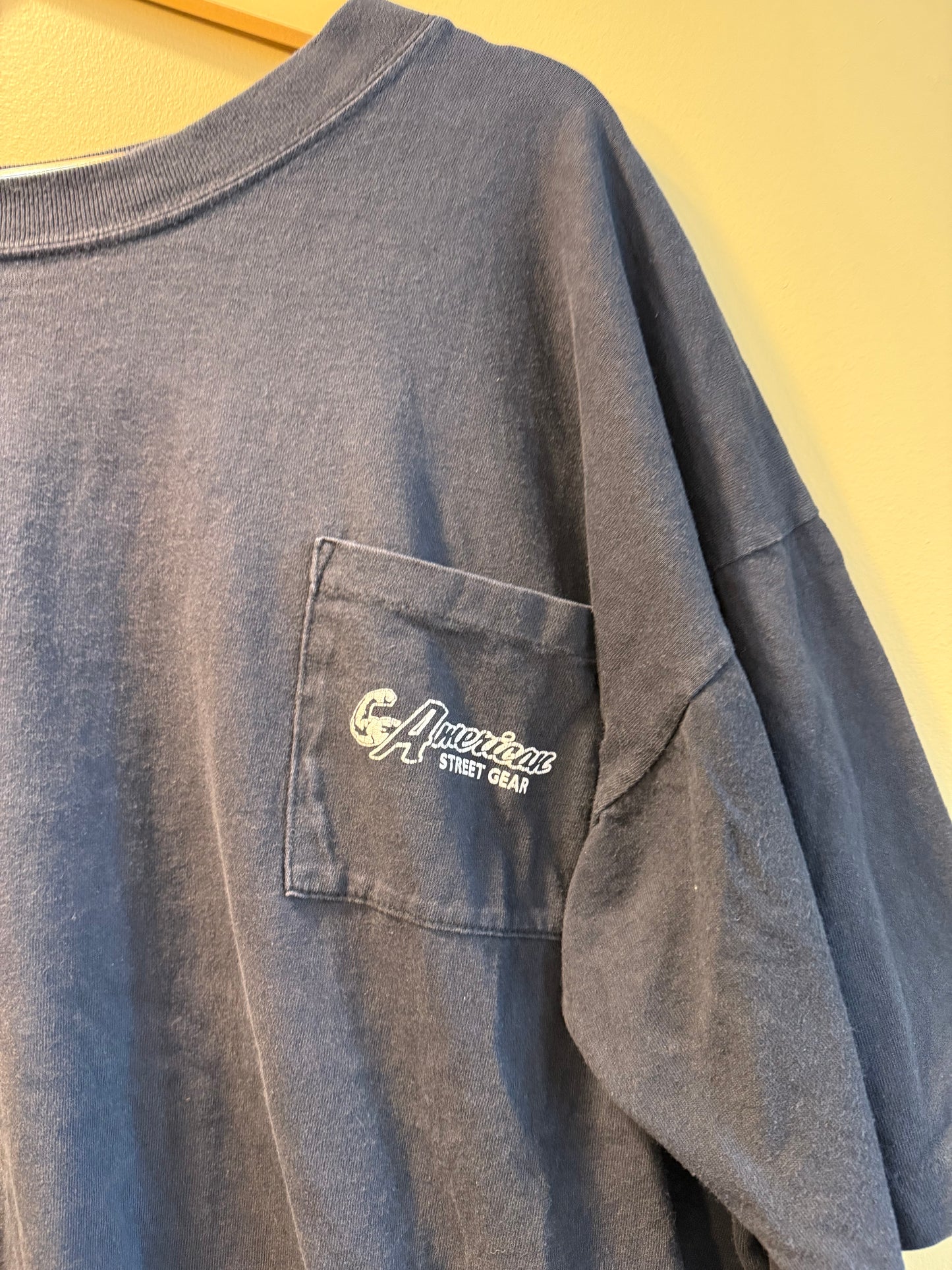 Vintage Hell’s Eagle Biker Pocket T-Shirt- XXL