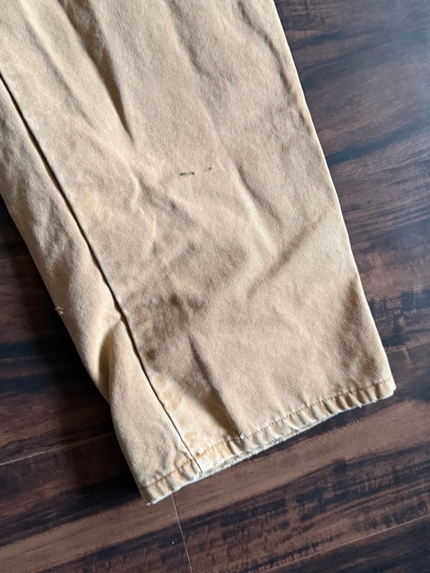 Vintage Dickies Tan Carpenter Cotton Canvas Pants- 36x33