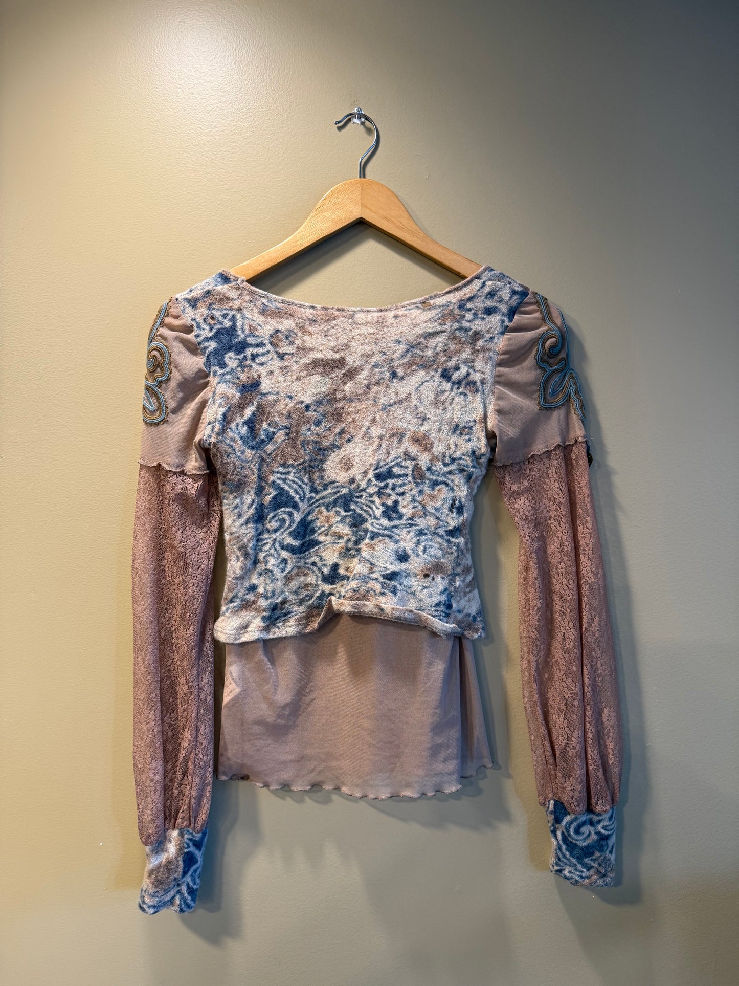 Vintage Y2K Shirt Passion Long Sleeve Top- S