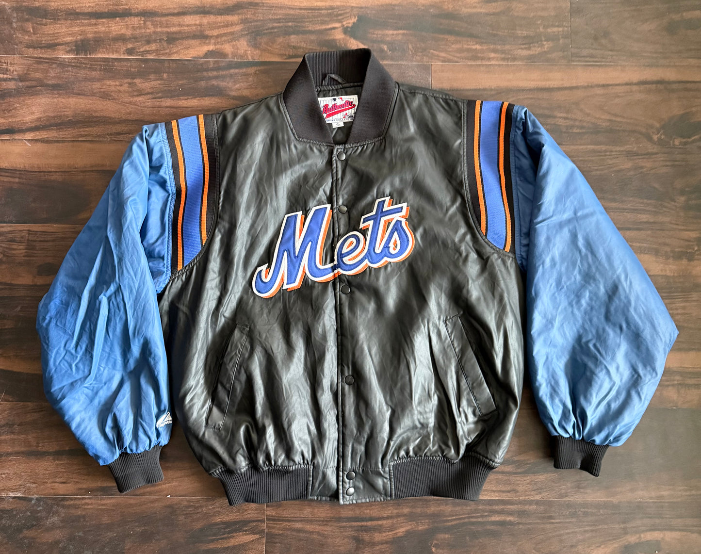 Vintage Majestic Diamond Collection MLB New York Mets Jacket- L