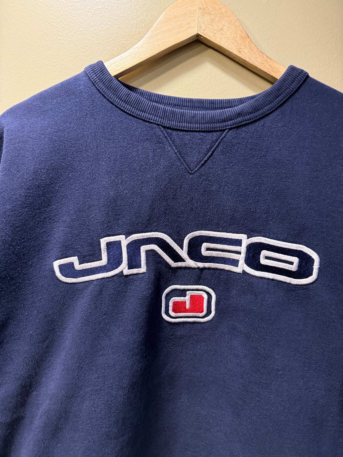 Vintage JNCO Navy Blue Crewneck Sweatshirt- M