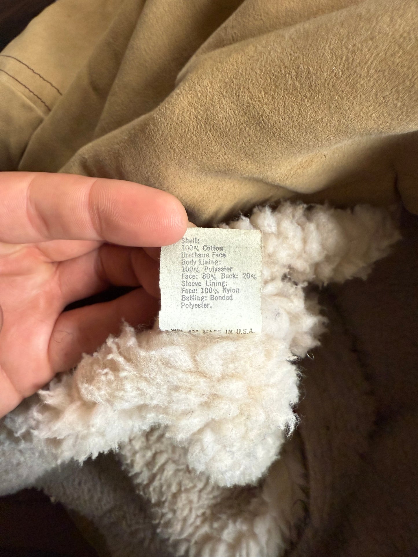 Vintage Levi’s Tan Sherpa Western Coat- M