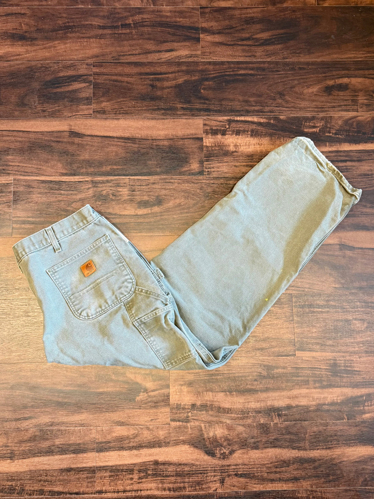Vintage Carhartt Olive Green Carpenter Pants- 36x31