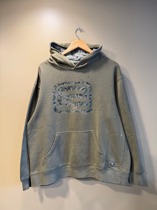 Vintage Randy River R2 Technologies Green Hoodie Sweatshirt- XL