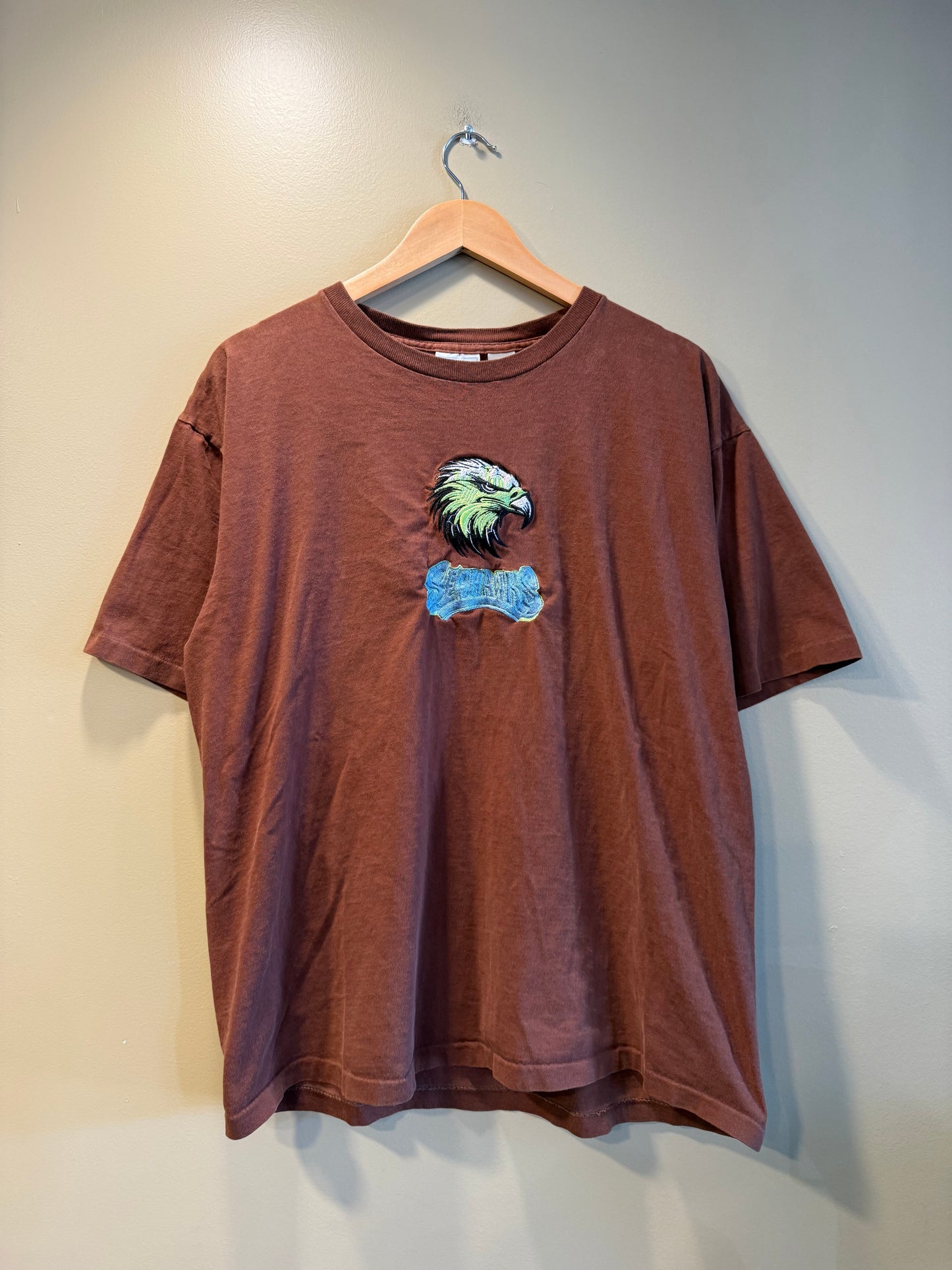 Vintage Seattle Seahawks Brown T-Shirt- L