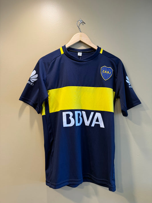 Vintage Boca Juniors Navy Blue Soccer Jersey- S/M