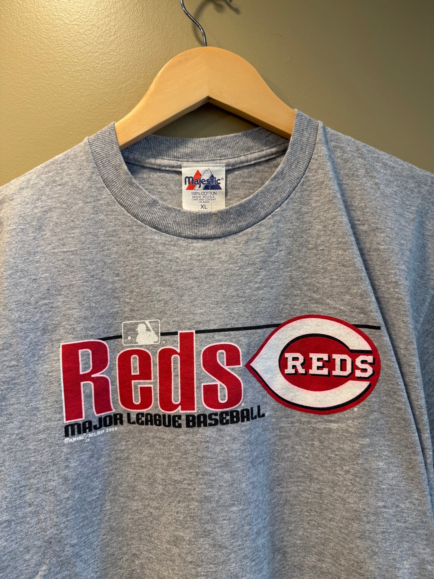 Vintage Cincinnati Reds Gray MLB T-Shirt- M