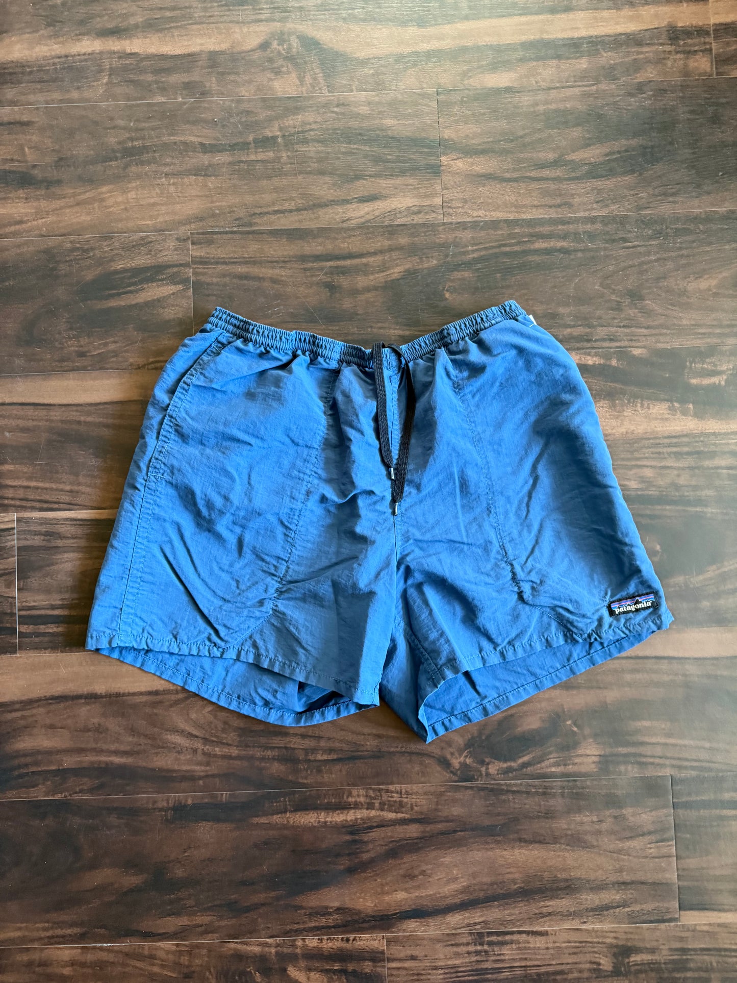 Patagonia Blue Nylon Athletic Shorts- 32
