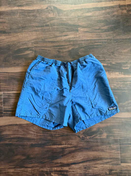 Patagonia Blue Nylon Athletic Shorts- 32