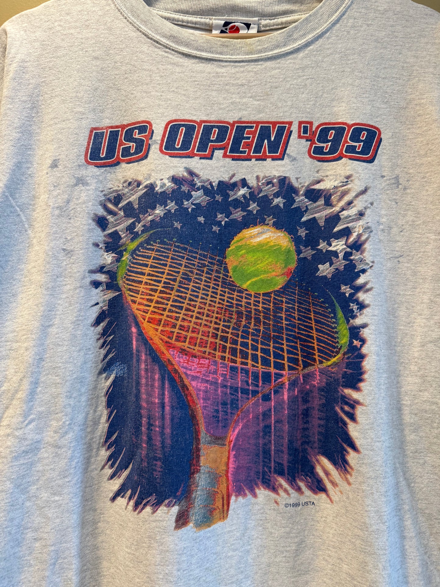 Vintage US Open ‘99 Tennis Art T-Shirt- XL