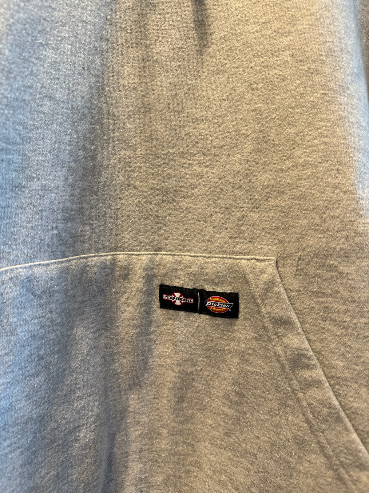 Vintage Y2K Independent x Dickies Iron Cross Logo Hoodie Sweatshirt - M