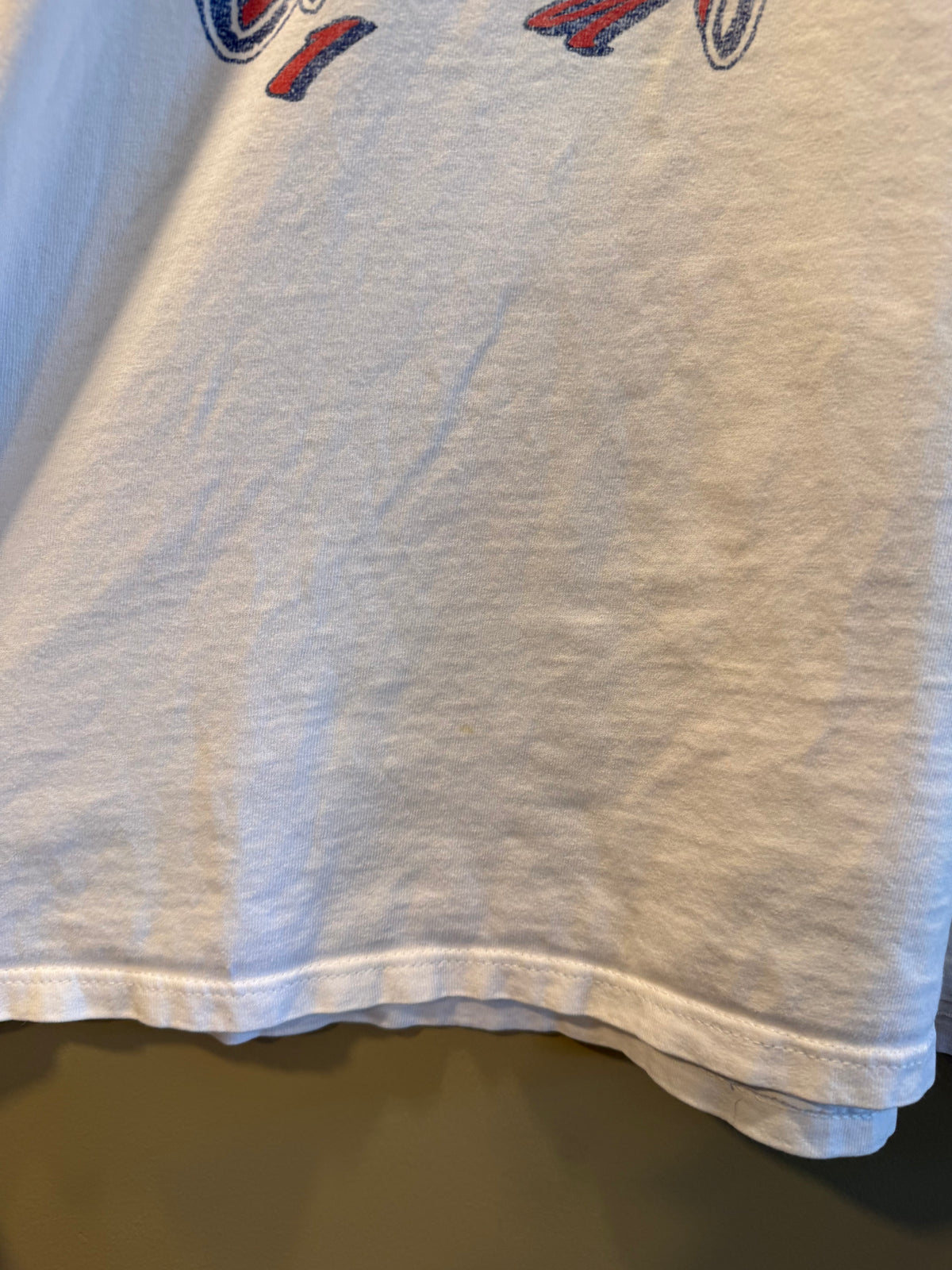 Vintage Cleveland Indians White Central Division Champions T-Shirt- XL/XXL