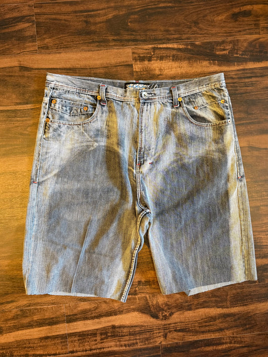 Vintage Royal Blue Jeans Baggy Streetwear Denim Jean Shorts- 42