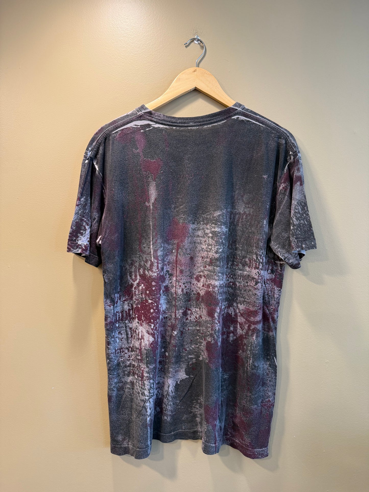 Vintage Affliction Bamboo Girl Crying All Over Print T-Shirt- M/L