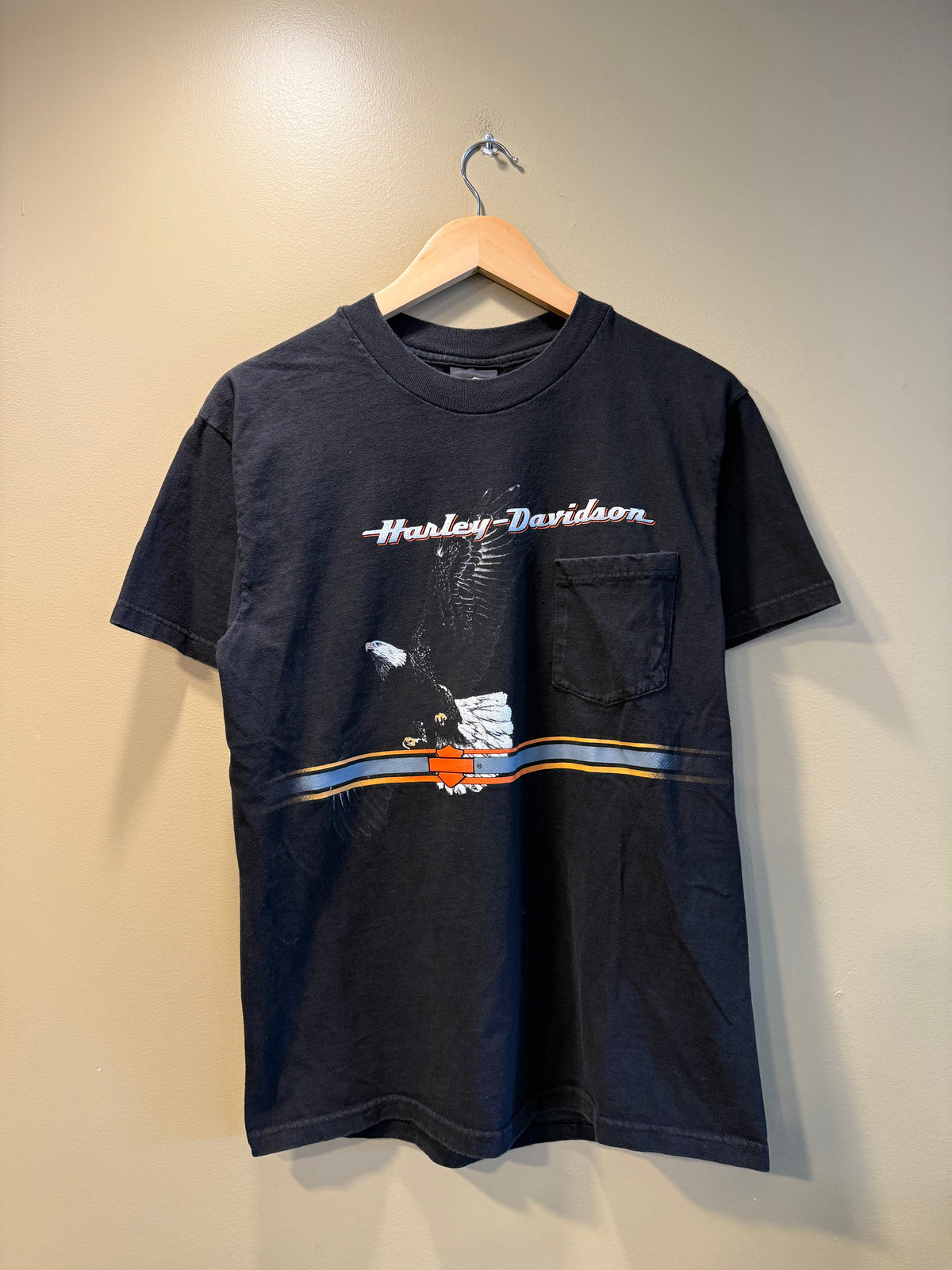 Vintage Harley Davidson Bahamas Eagle Pocket T-Shirt- M