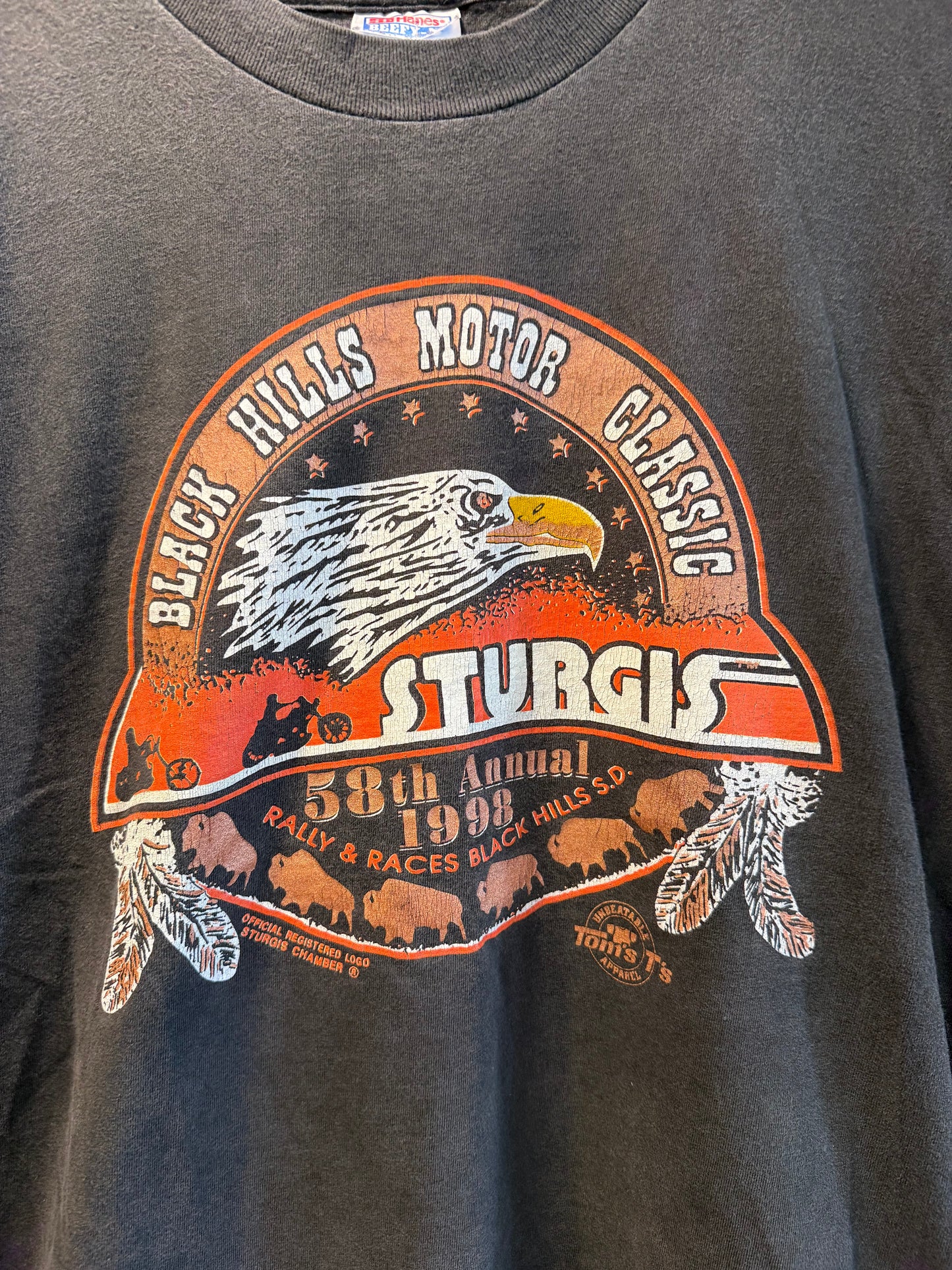 Vintage Sturgis 98 Biker Rally T-Shirt- XL