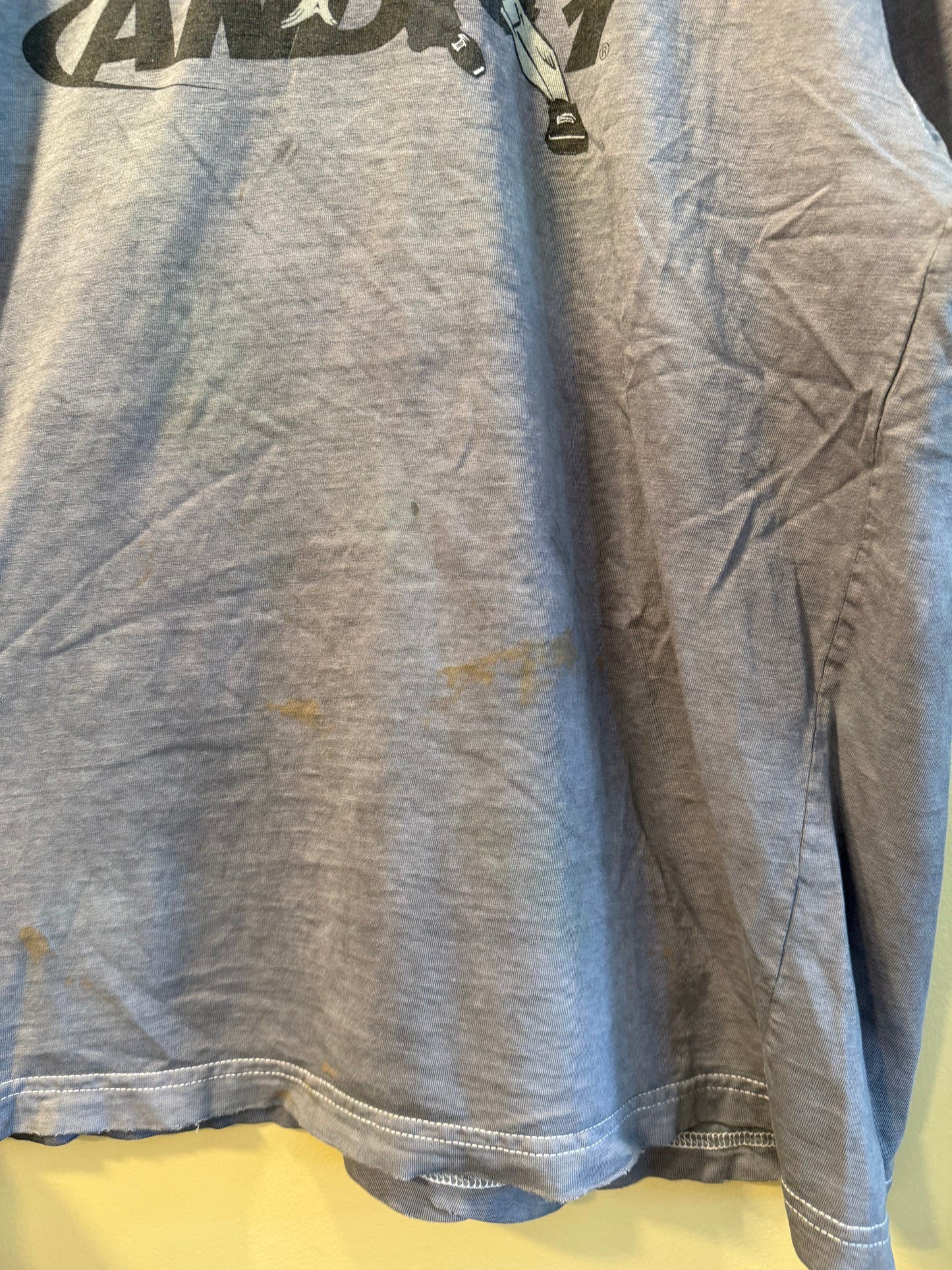 Vintage And 1 Distressed Gray T-Shirt- M
