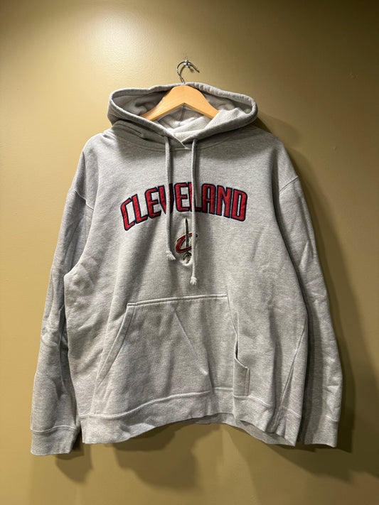 Vintage Adidas Cleveland Cavaliers Gray Hoodie Sweatshirt- L