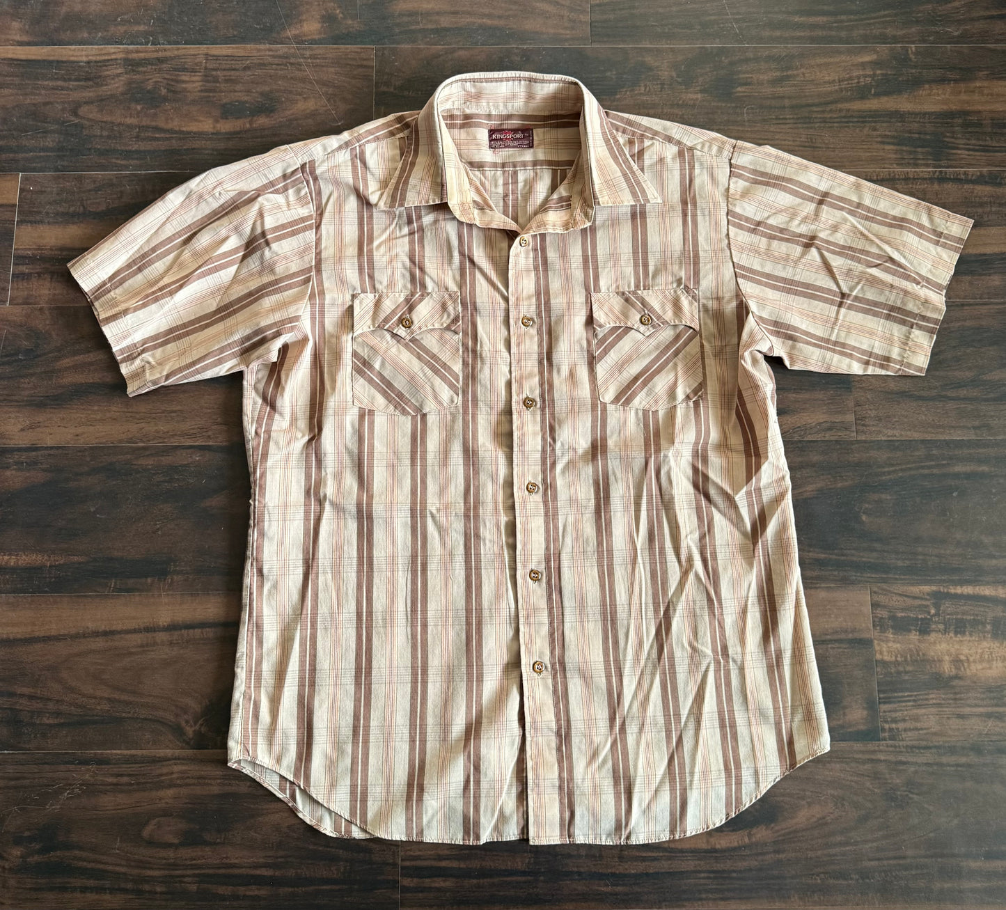 Vintage Kingsport Western Button-Up Shirt- L