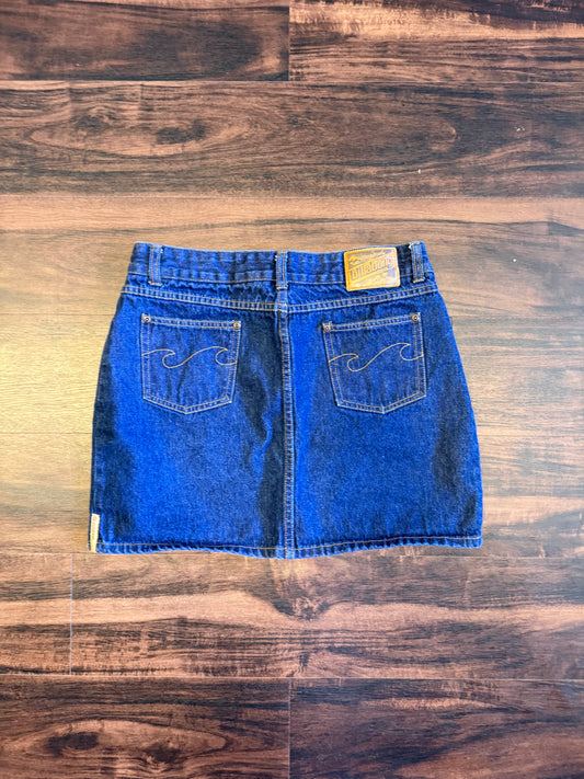 Vintage Billabong Denim Jean Skirt- 30