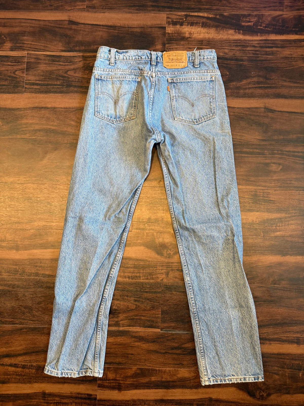 Vintage Levi’s 505 Orange Tab Light Wash Denim Jeans- 32x32