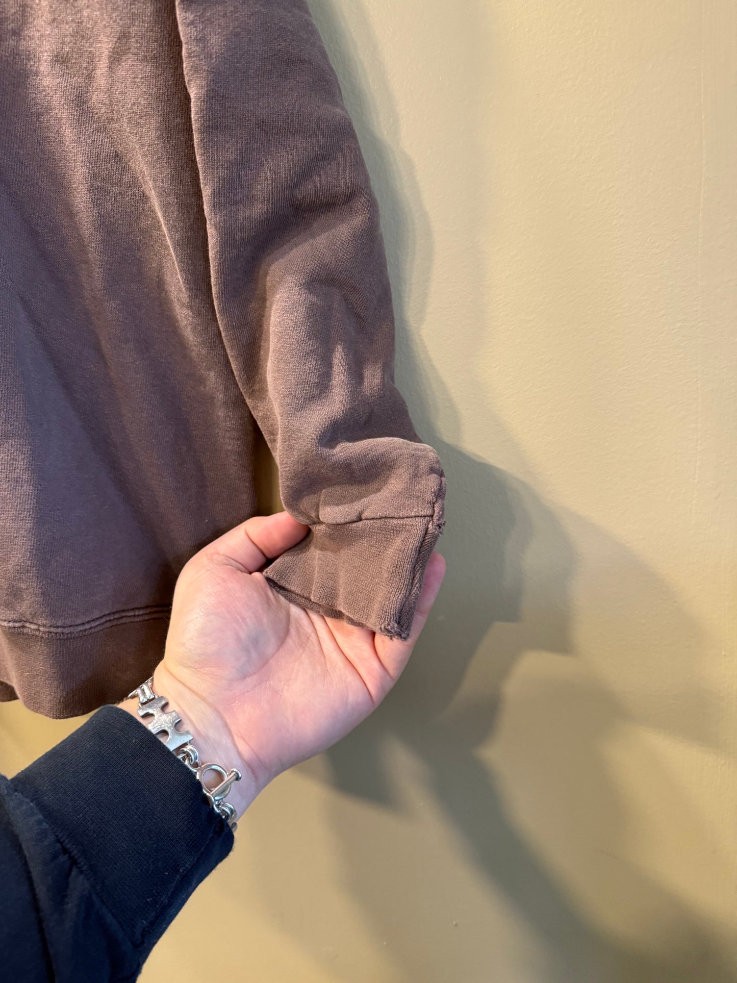 Vintage Nike Brown Swoosh Crewneck Sweatshirt- L/XL