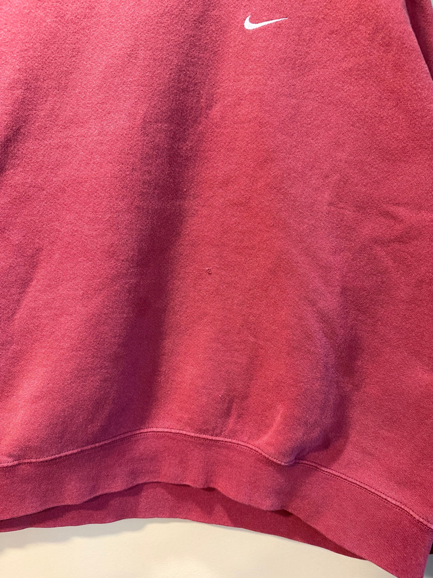 Vintage Nike Maroon Red Swoosh Crewneck Sweatshirt- L/XL