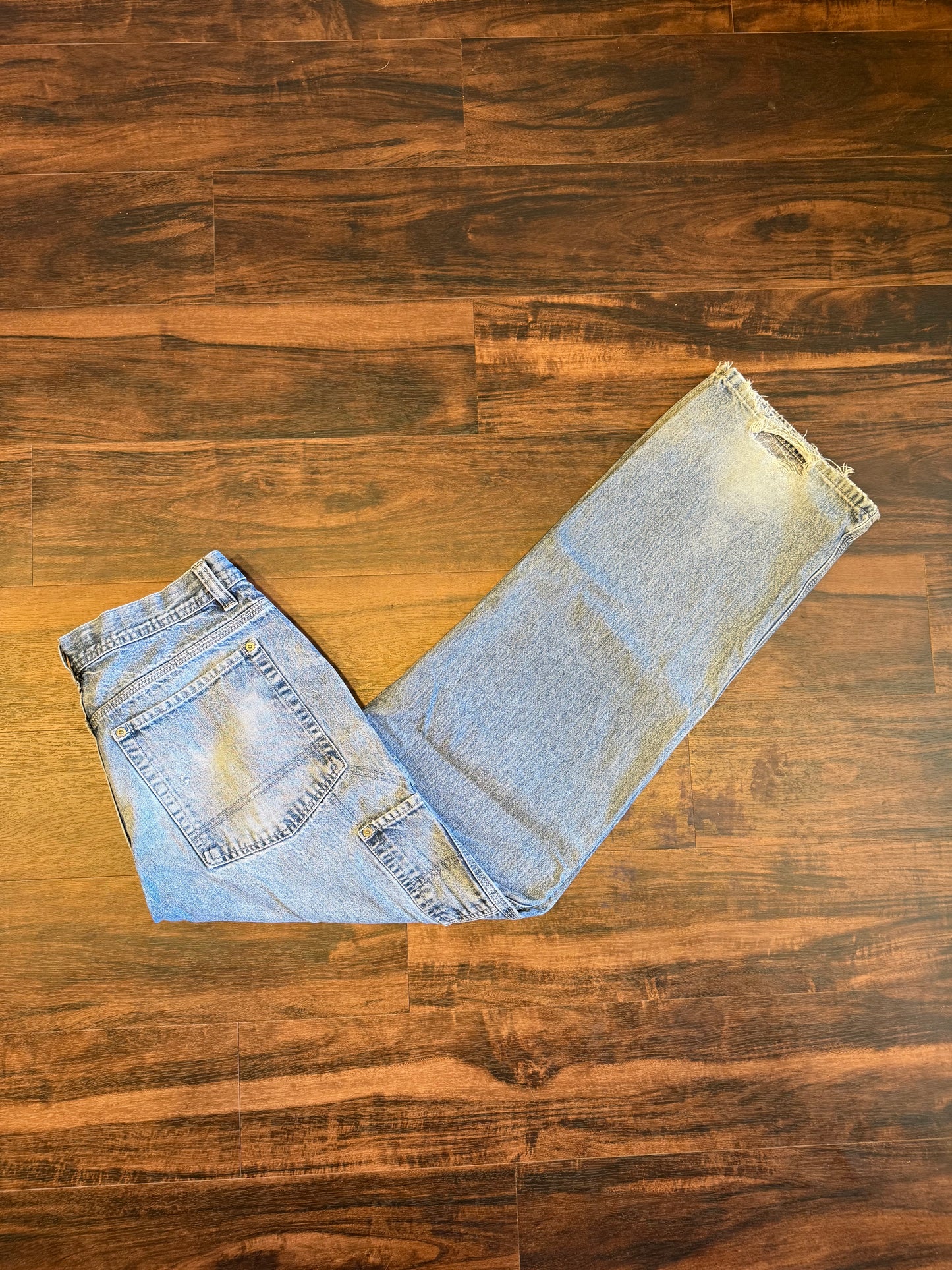 Vintage Urban Up Streetwear Light Wash Carpenter Jeans- 32x34