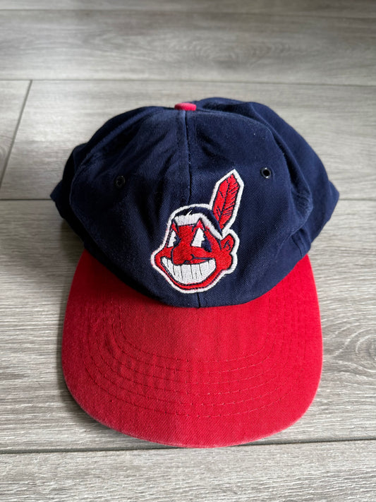 Vintage Cleveland Indians Chief Wahoo SnapBack Hat