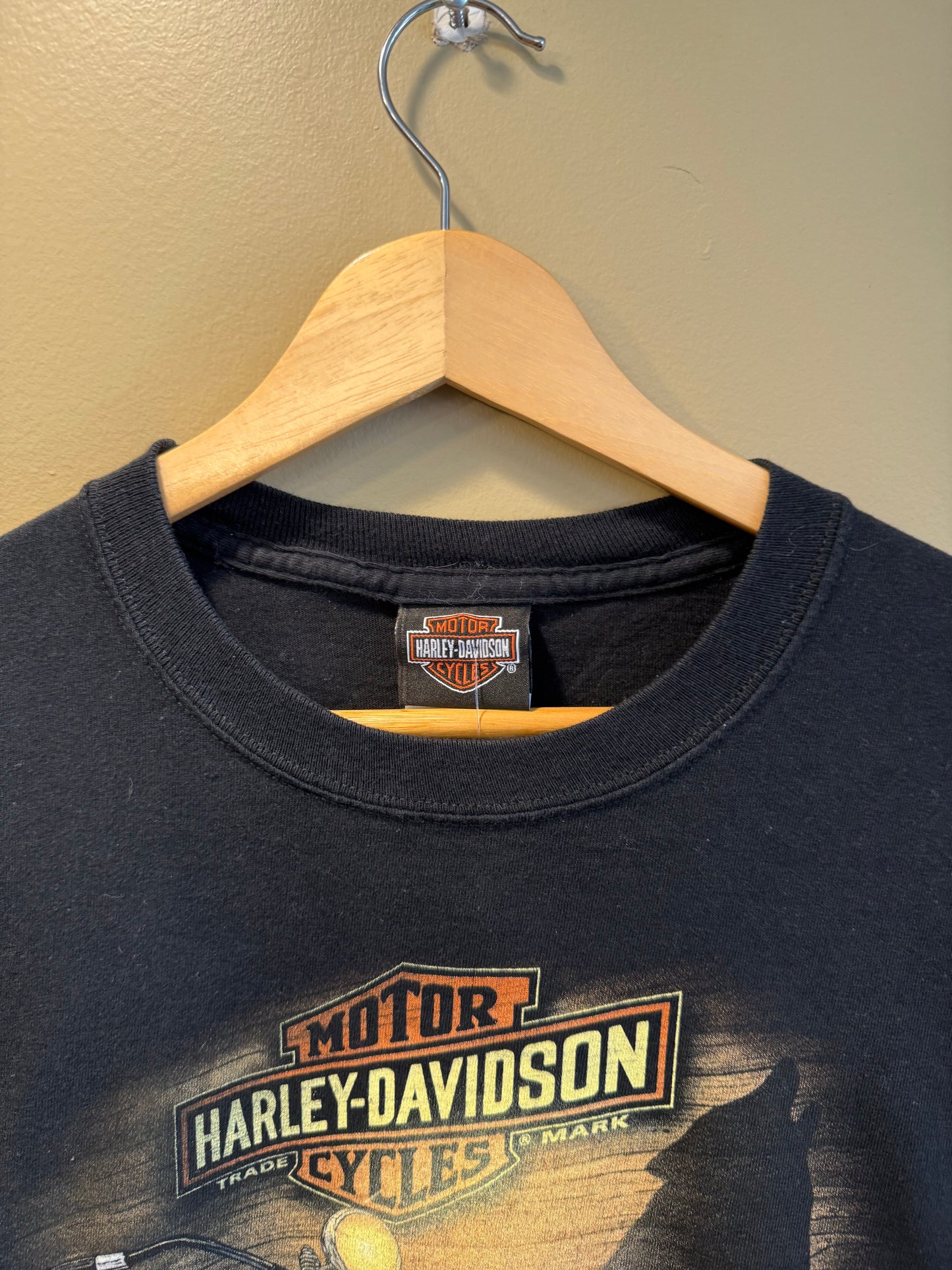 Vintage Harley Davidson Wolf Montana T-Shirt- M