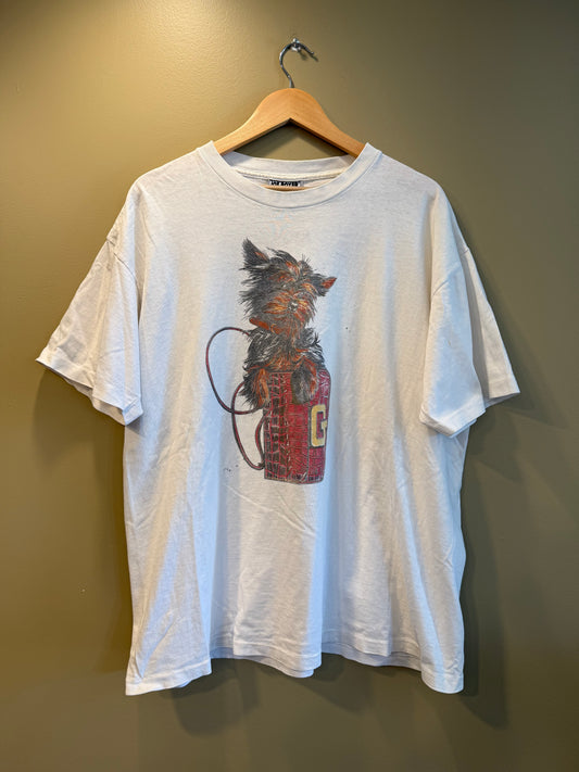 Vintage Joe Boxer Girlfriend Dog T-Shirt- XL