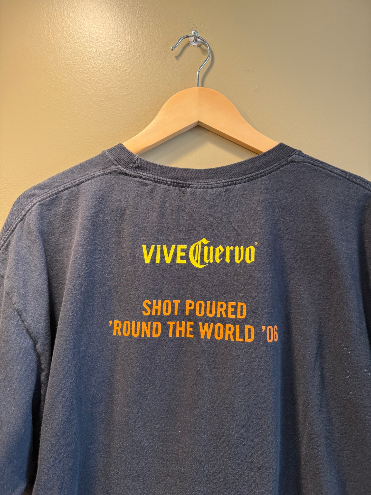 Vintage Y2K Jose Cuervo Season Fire Alcohol T-Shirt- XL/XXL