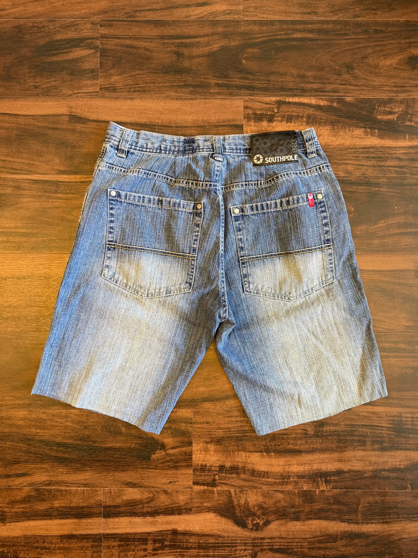 Vintage South Pole Light Wash Denim Jean Shorts- 32