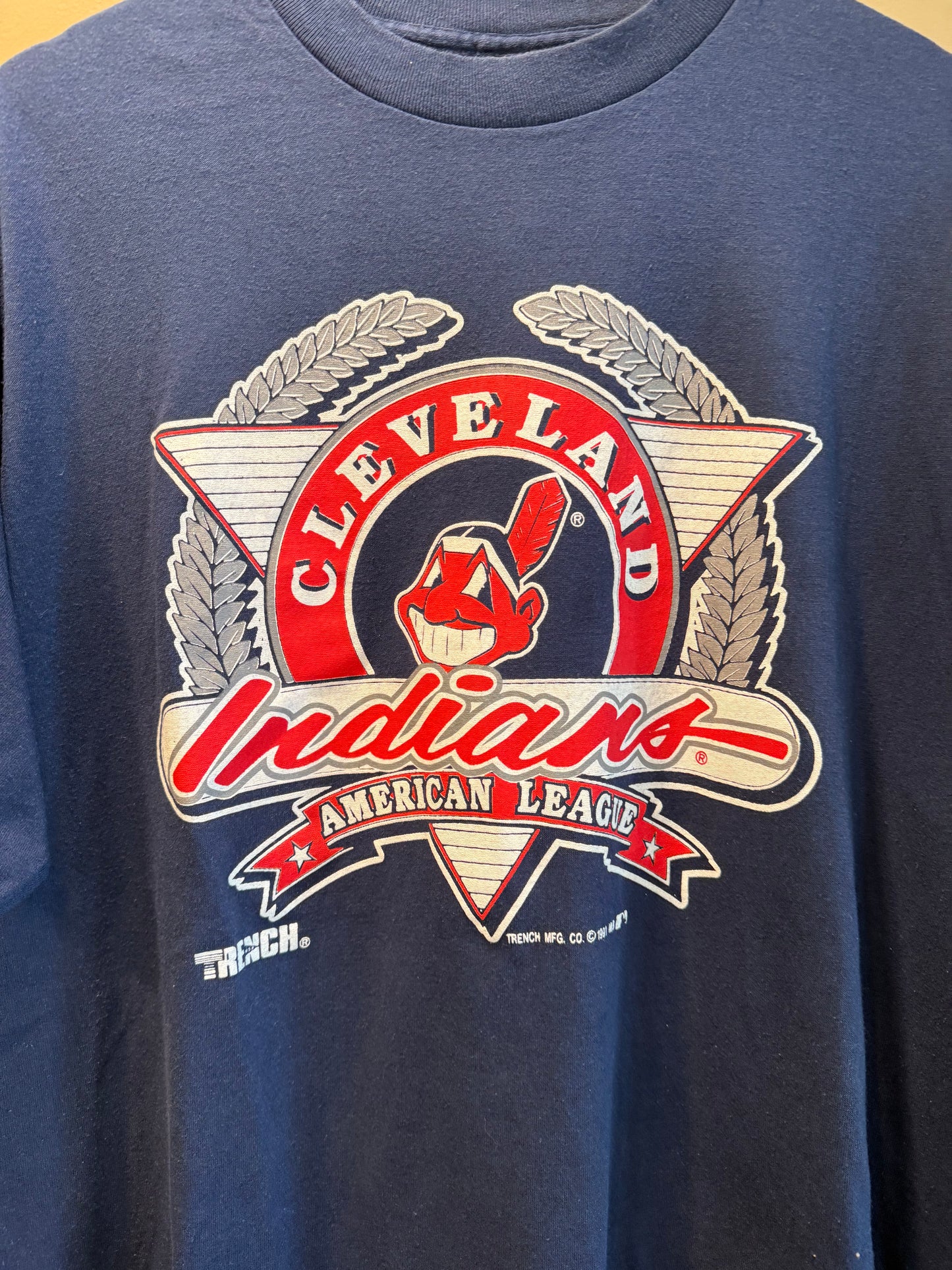 Vintage Cleveland Indians American League MLB T-Shirt- XL