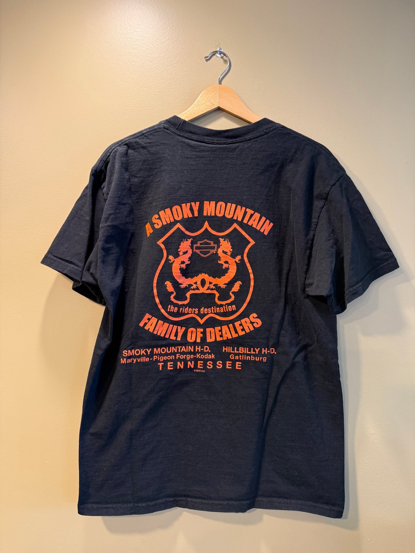 Vintage Harley Davidson I Got Mine Black T-Shirt- L