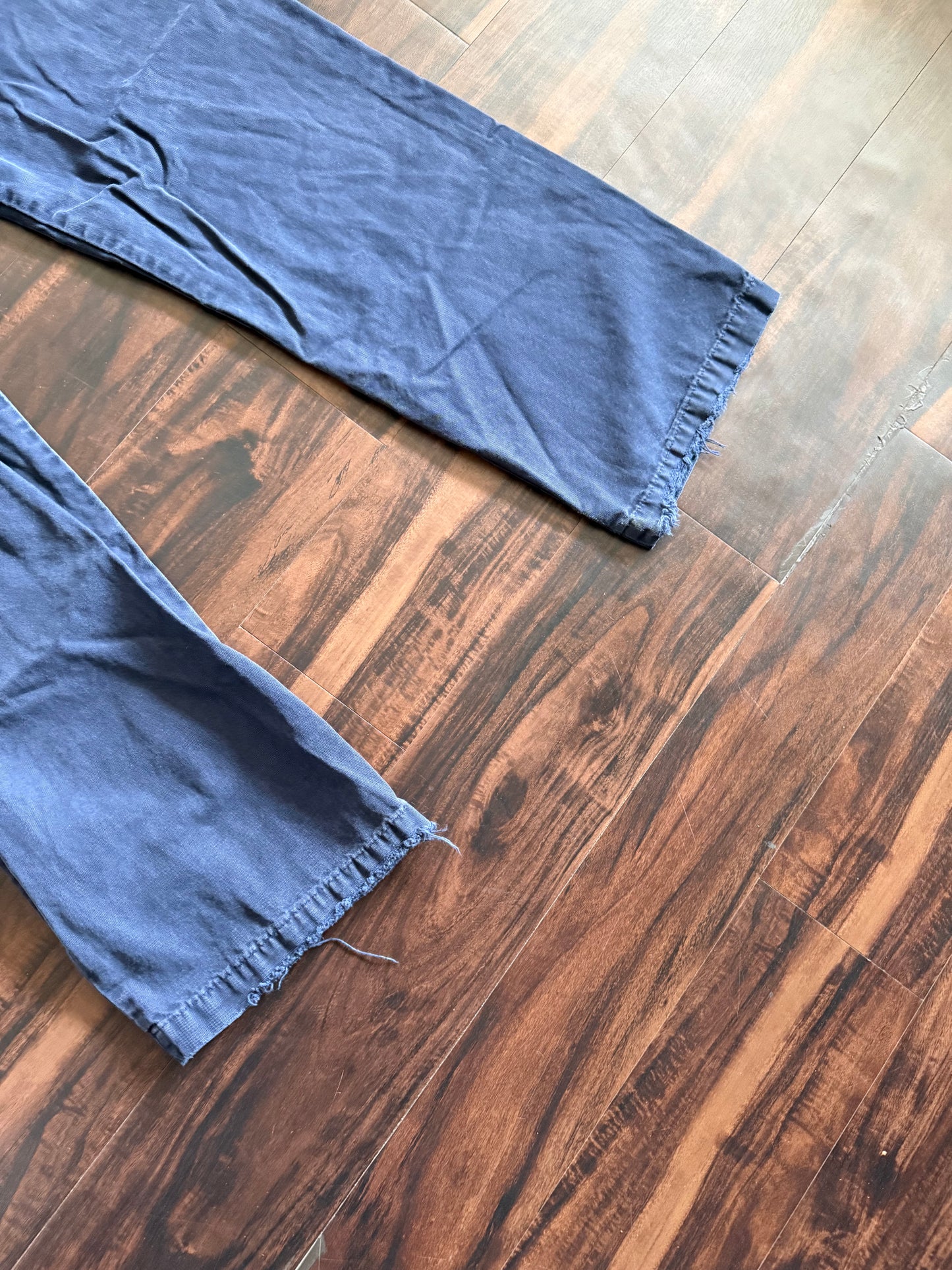 Vintage Tommy Hilfiger Blue Cotton Canvas Pants- 34x32