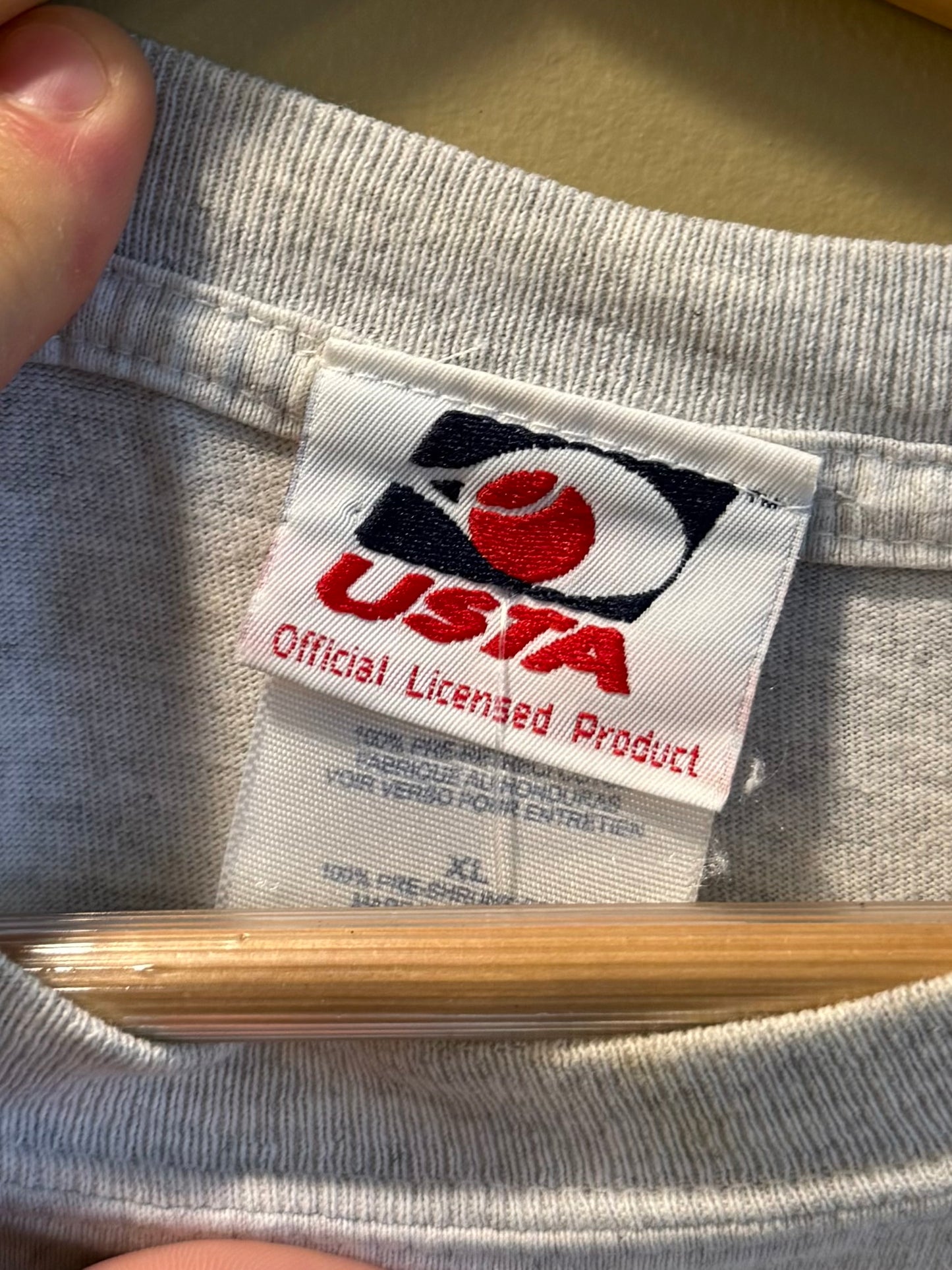 Vintage US Open ‘99 Tennis Art T-Shirt- XL