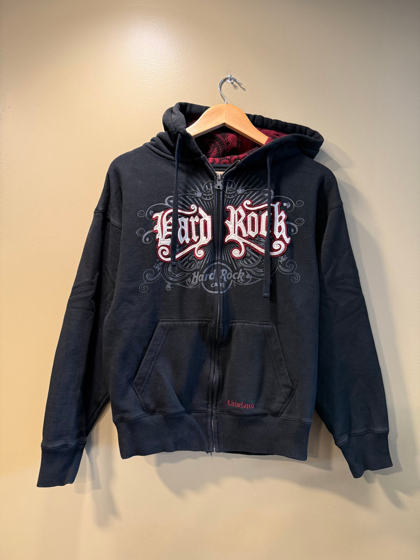 Vintage Y2K Hard Rock Cafe Hoodie Sweatshirt- S