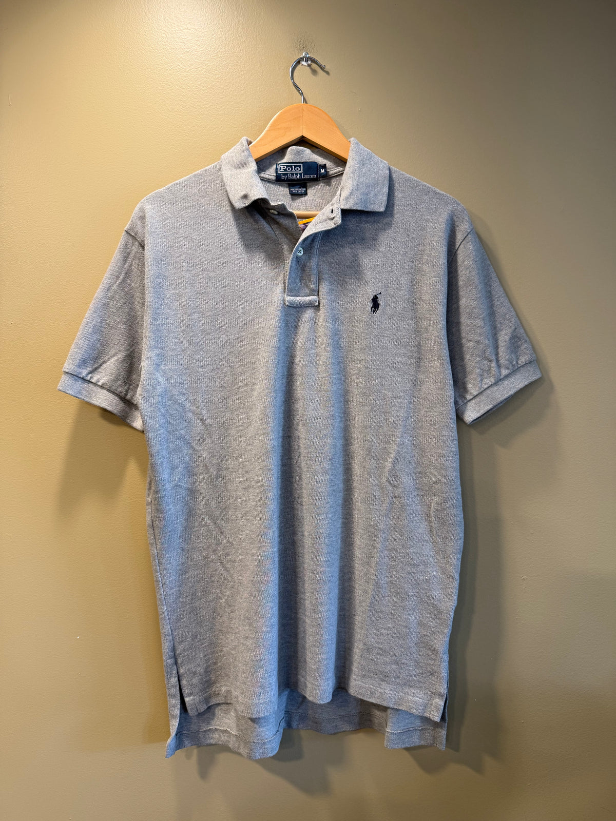 Vintage Polo Ralph Lauren Gray Polo Shirt- M