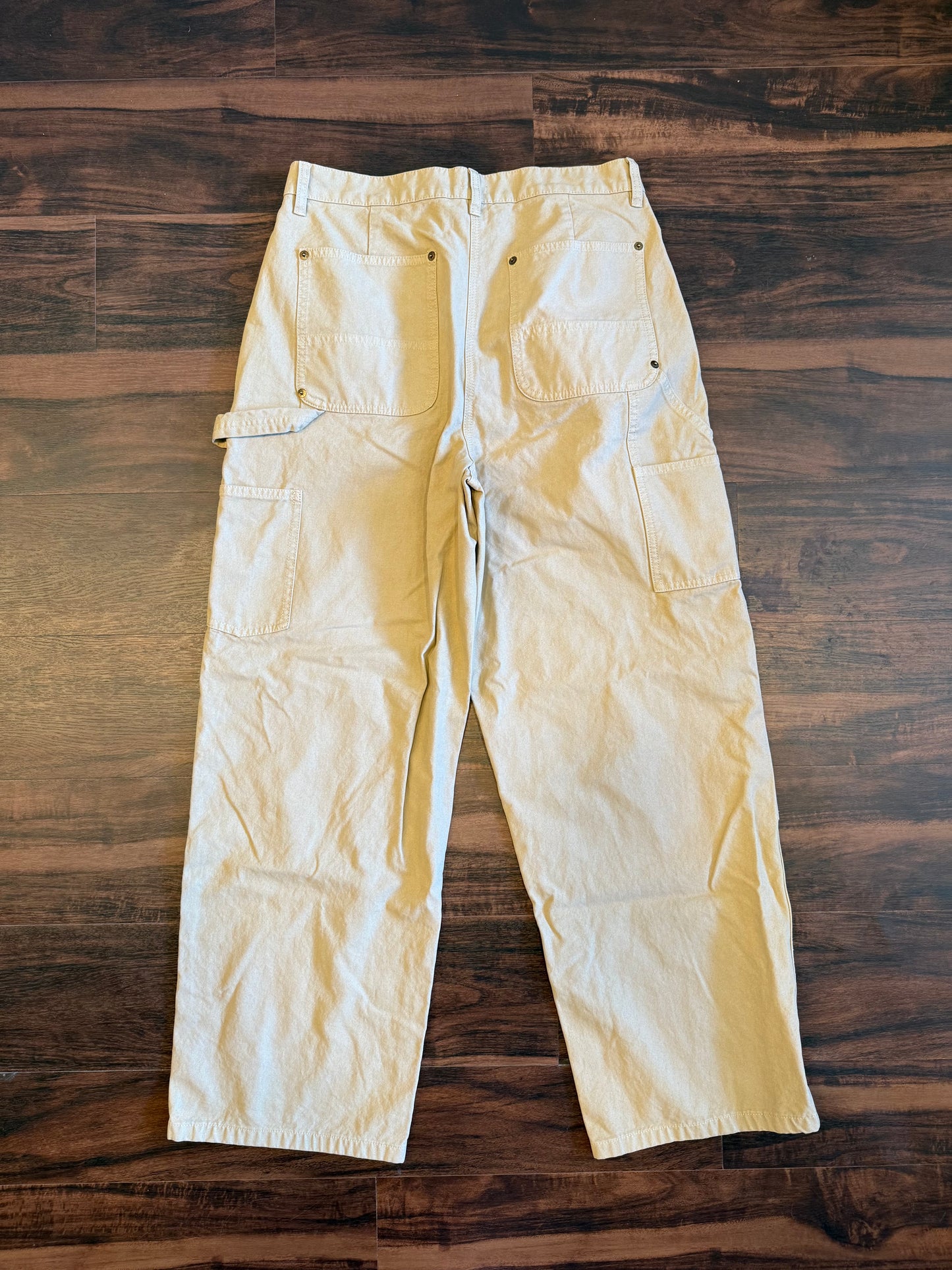Vintage J. Crew Tan Double Knee Carpenter Pants- 32x30
